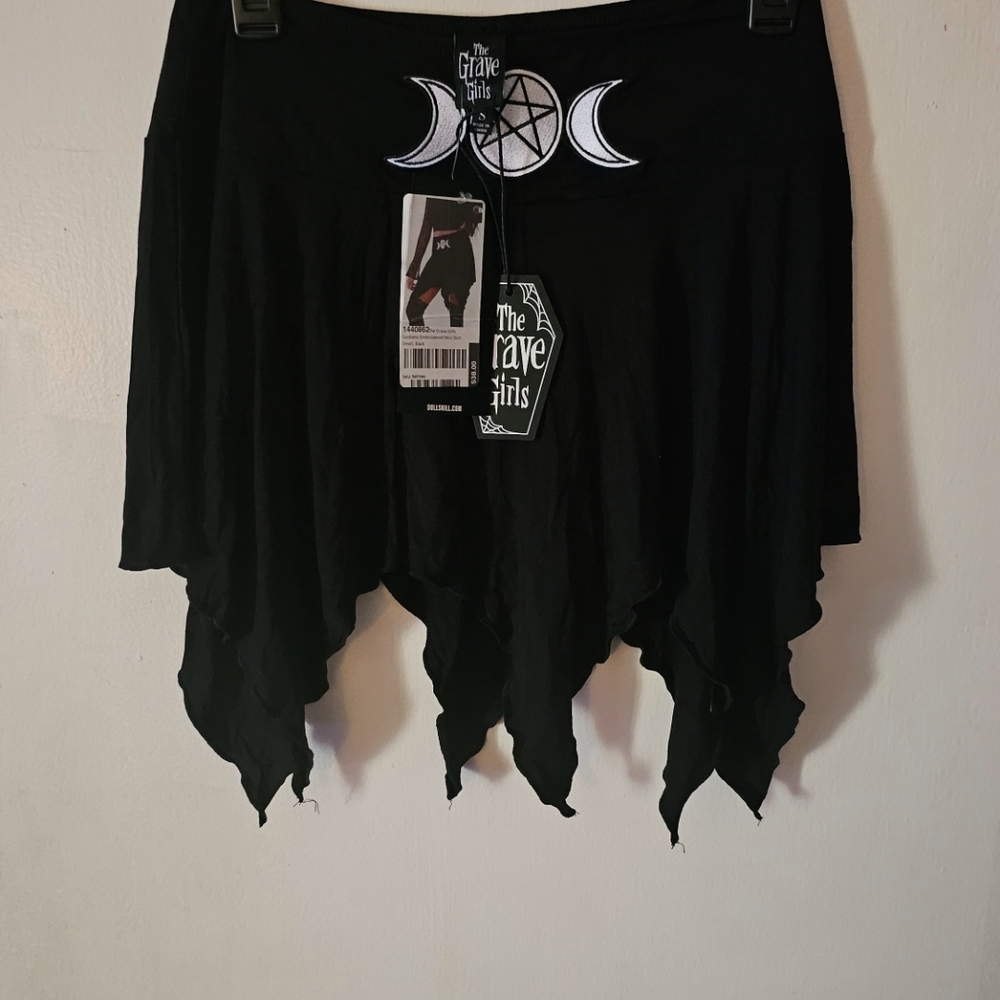 Dolls Kill Black Mini Skirt